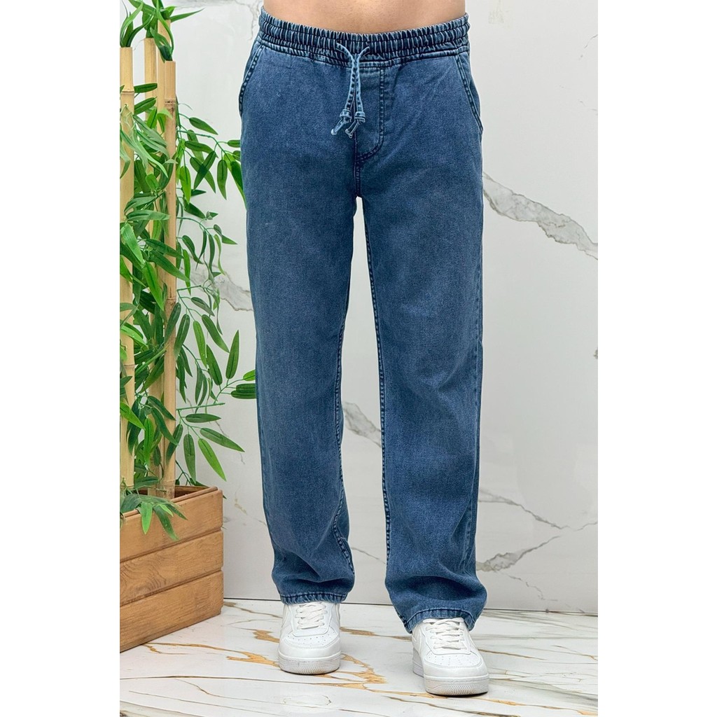 Erkek Baggy Kot Pantolon Rahat Kesim Tiril Tiril Ince Kumaş Erkek Jeans / Kot Pantolon Fiyatı
