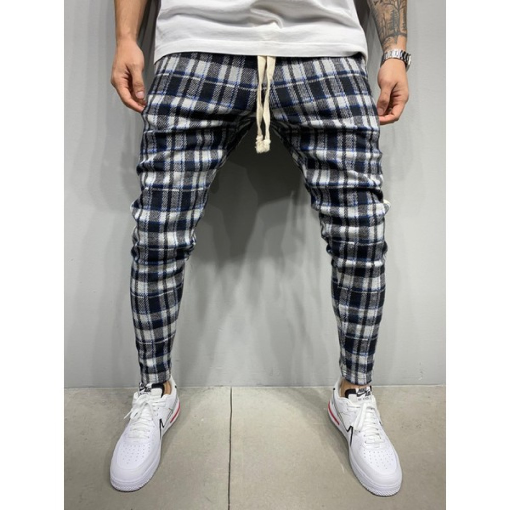 Erkek Ekose Jogger Pantolon Erkek Jeans / Kot Pantolon Fiyatı