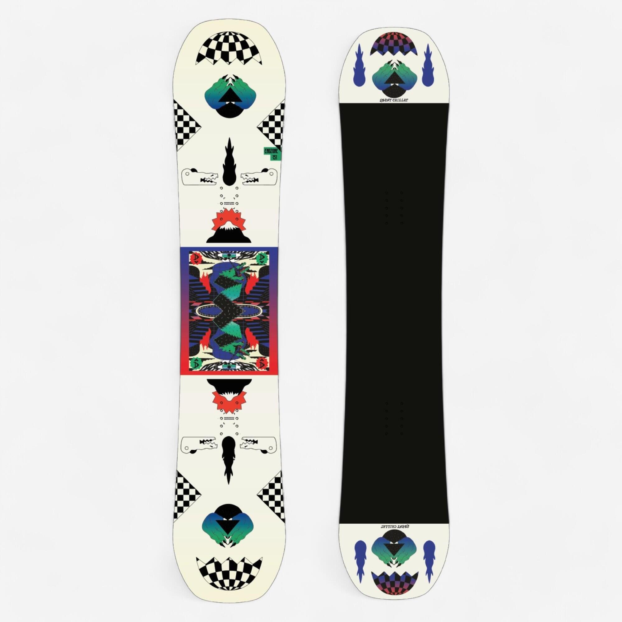 Erkek Freestyle/All Mountain Snowboard - Endzone 500 Q Caillat Diğer Fiyatı