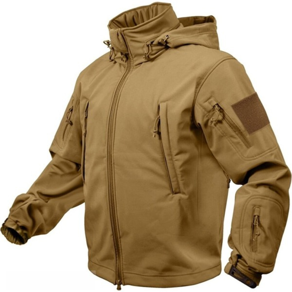 Erkek Haki Rüzgar Geçirmez Su Geçirmez Çok Fonksiyonlu Taktikal Mont - Kahverengi - 2XL Oto Boyaları Fiyatı