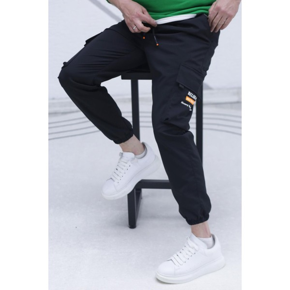 Erkek Jogger Kargo Cepli Paraşüt Pantalon 3 Erkek Pantolon Fiyatı