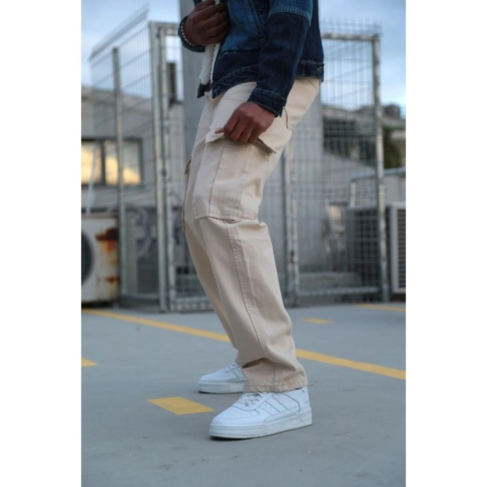 Erkek Kargo Cep Baggy Pantolon Erkek Pantolon Fiyatı