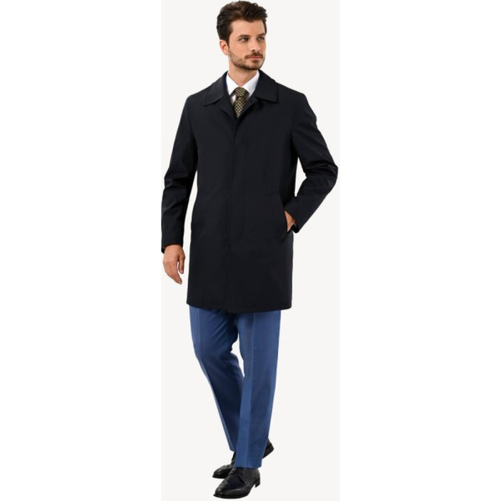 Erkek Lacivert Regular Fit Pardesü İçi Çıkmalı Erkek Mont Fiyatı