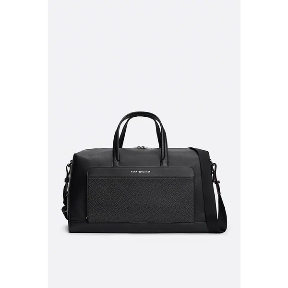 Erkek Monogram Dokulu Spor Çantası - Siyah - Black Oto Boyaları Fiyatı