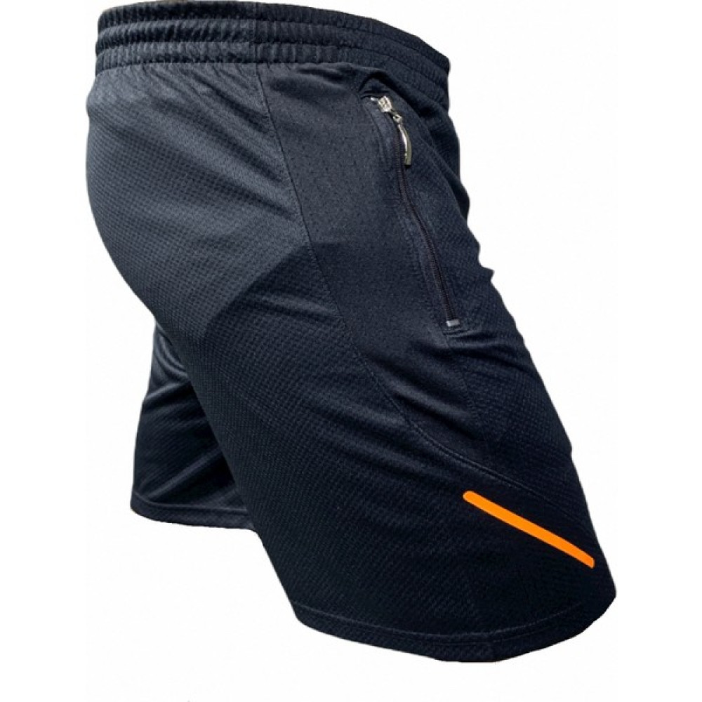 Erkek Oranj Şerit Baskılı Günlük Spor Antrenman Fitness Şort Şort & Kapri (Outdoor) Fiyatı