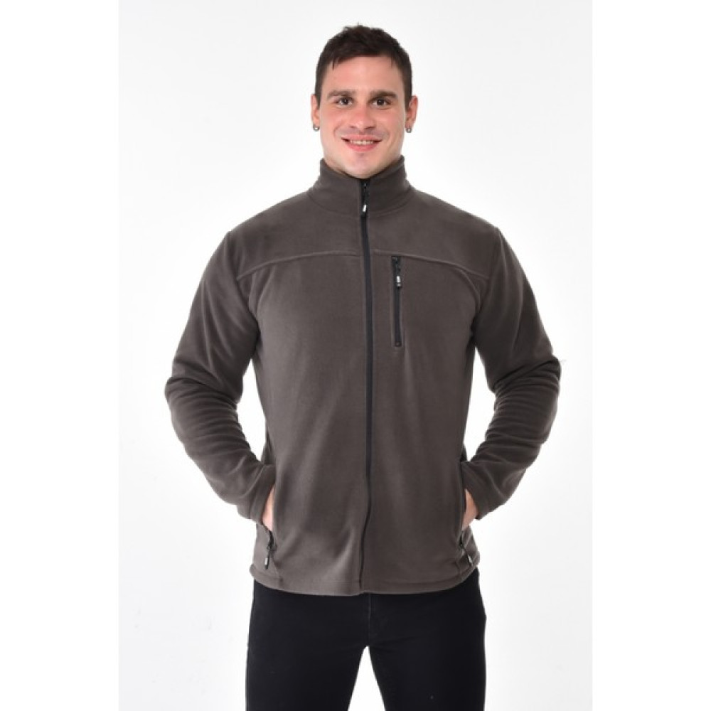 Erkek Polar haki Tam Fermuarlı 3 Cepli Outdoor Ceket Tacticale Erkek Ceket Fiyatı
