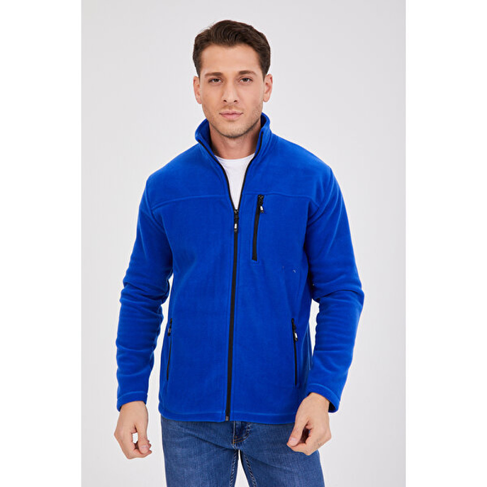 Erkek Polar Indigo Mavi Tam Fermuarlı 3 Cepli Outdoor Ceket Tacticale Ayakkabı (Outdoor) Fiyatı