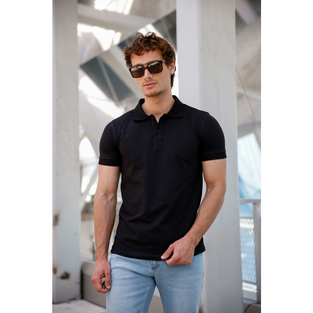 Erkek Polo Yaka Düğmeli T-Shirt Giyim & İç Giyim Fiyatı