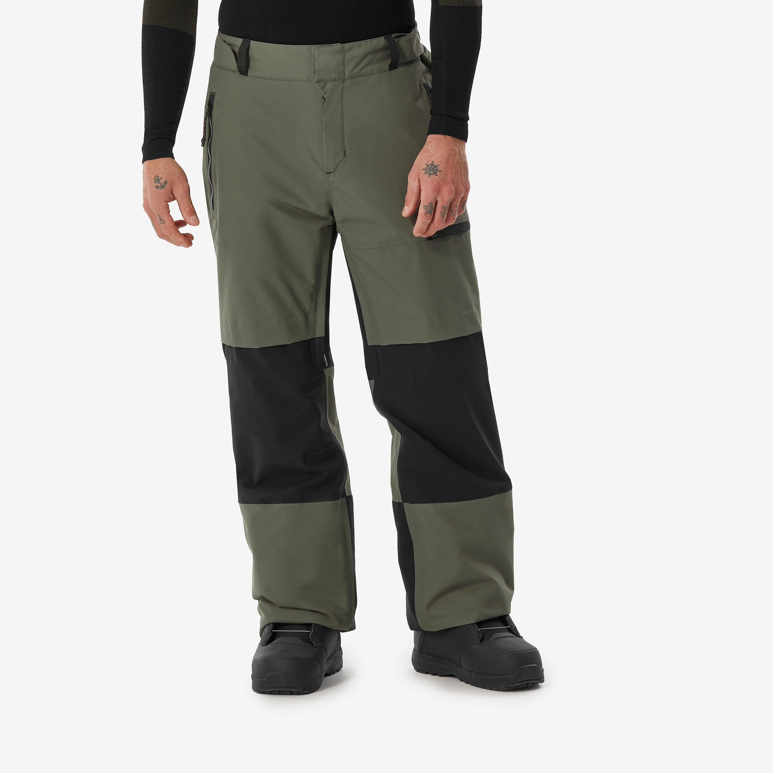 Erkek Snowboard Pantolonu - Haki - SNB 500 Giyim & İç Giyim Fiyatı