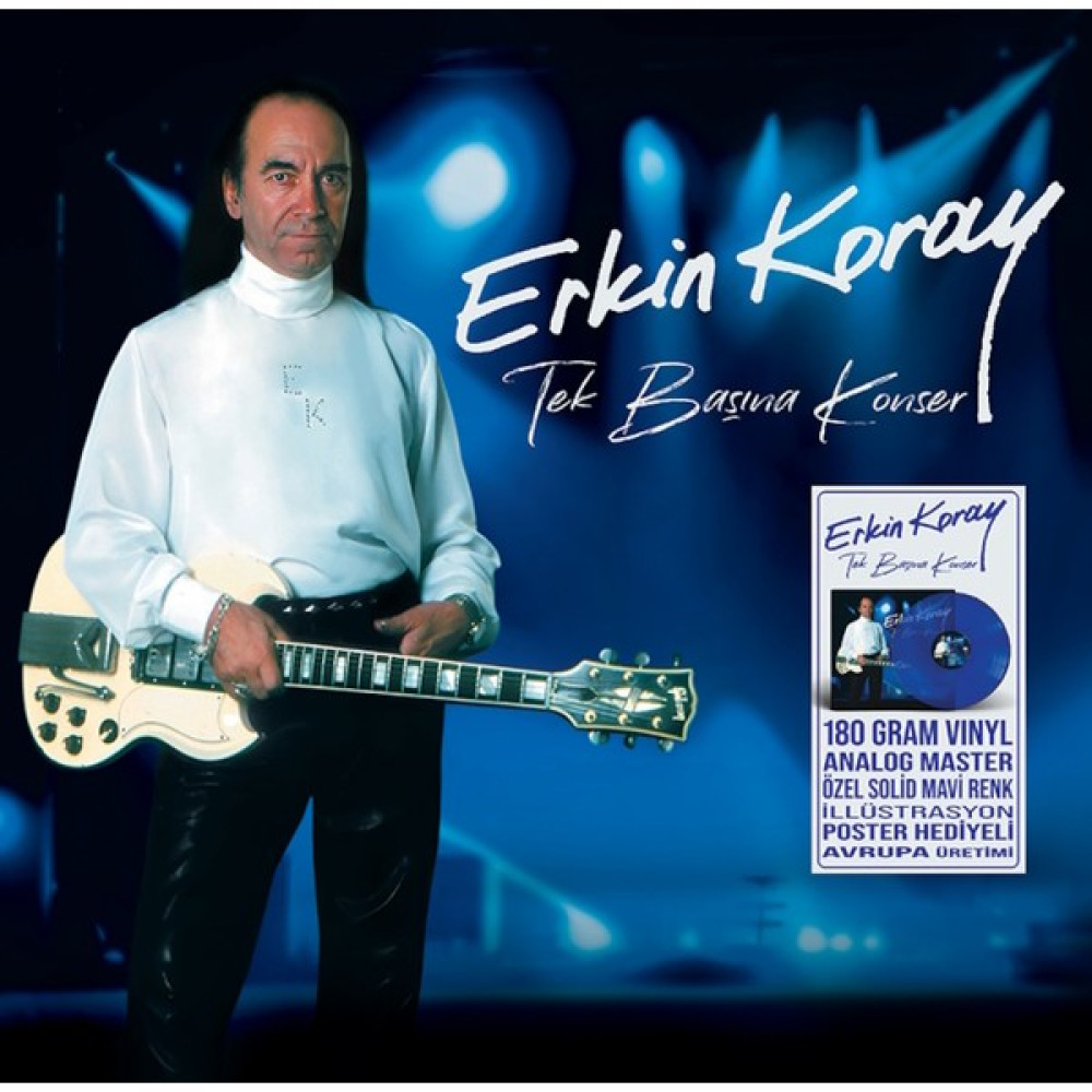 Erkin Koray - Tek Başına Konser (Renkli Plak) Pikap & Aksesuarları Fiyatı