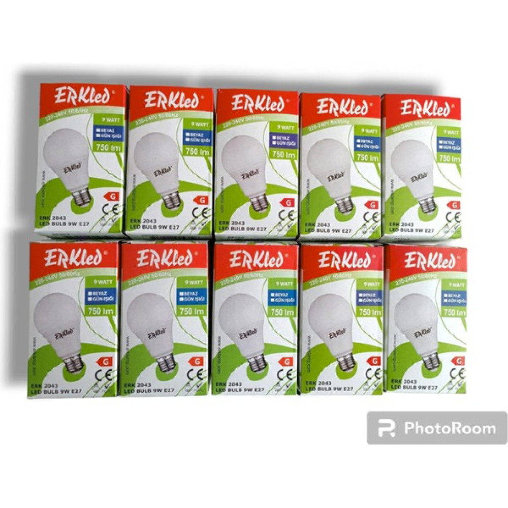 Erkled 10'lu 9W Tasarruflu Ampul Led Aydınlatmalar Fiyatı
