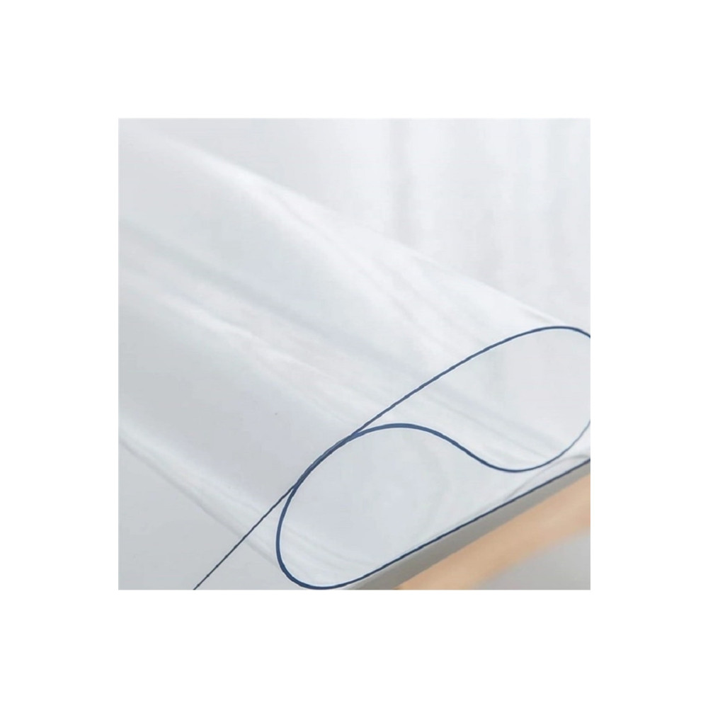 ERKSOLHOME Şeffaf Kalın Masa Örtüsü 1.4 Mm (KOKUSUZ) (GERÇEK KALINLIK) Örtü Koruyucu 50 x 90 Beden Masa Örtüsü Fiyatı