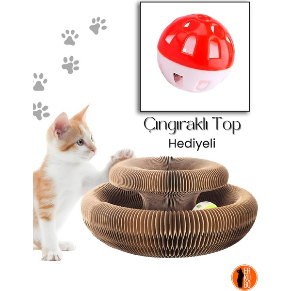 Erkugo Kedi Tırmalama Oyuncağı / Sihirli Kedi Oyuncağı / Çıngıraklı Tırmalama Panosu Evcil Hayvan Ürünleri Fiyatı