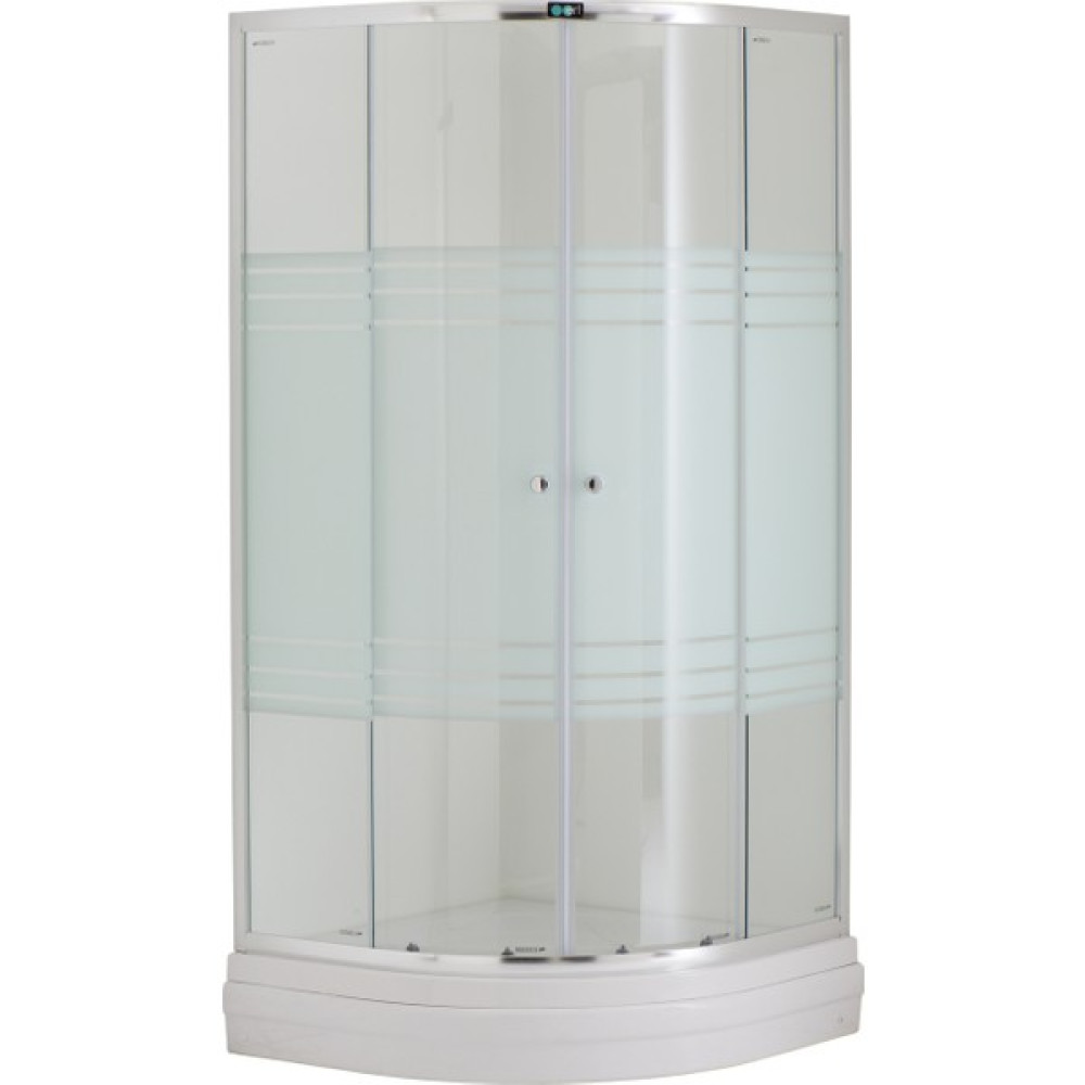 Erl 119 Çok Cızgılı 90X90 Dus Kabin + Duş Teknesi - 100X100X198 Duşakabin Fiyatı