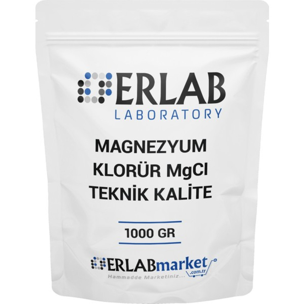 Erlab Magnezyum Klorür Teknik Kalite Mgcı2 1 kg Okul Malzemeleri Fiyatı
