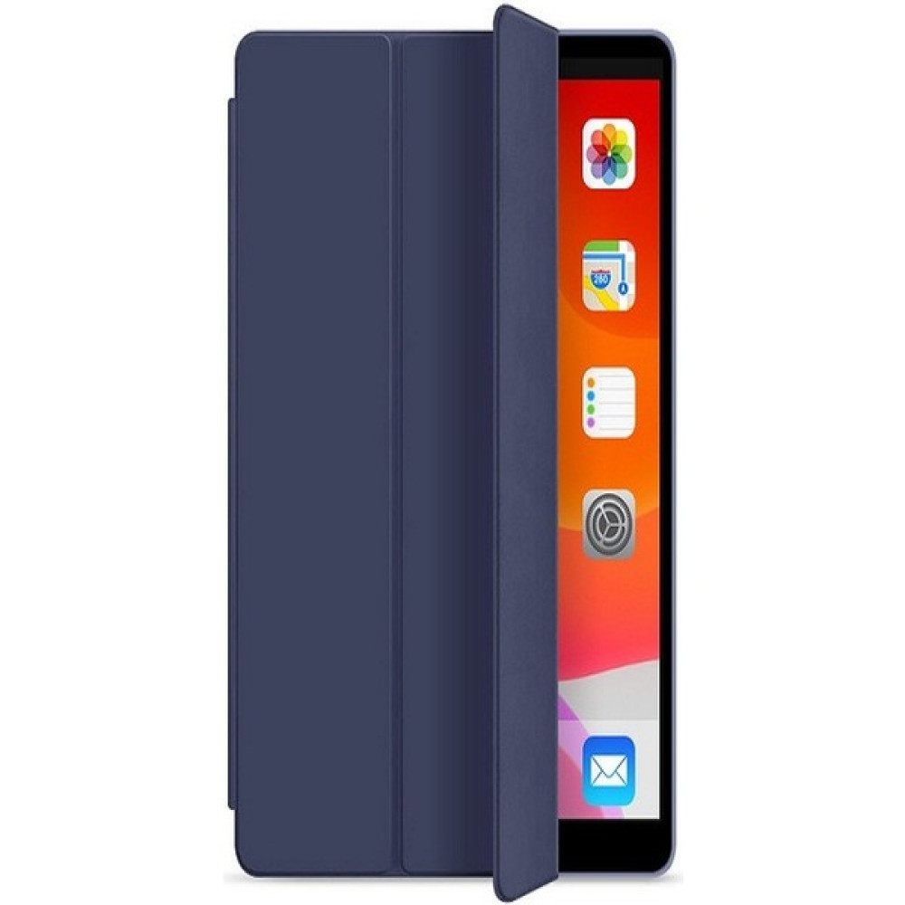 Ermer Apple ipad Pro - Air 3 10.5 Kapaklı Tablet Kılıfı Yatay Dikey Stantlı Uyku Modlu Arkası Yumuşak - SİLİKON YATAY - Lacivert Tablet Kılıfı Fiyatı