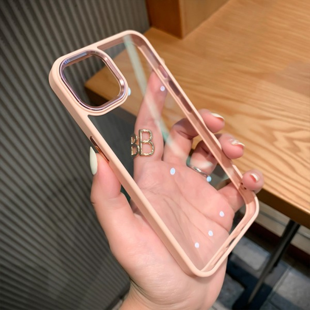 Ermer Apple Iphone 11 Kılıf Kamera Çıkıntılı Arkası Şeffaf Hassas Tuşlu Renkli Kenarlı Kapak Kilif - Pembe Cep Telefonu Kılıfı Fiyatı