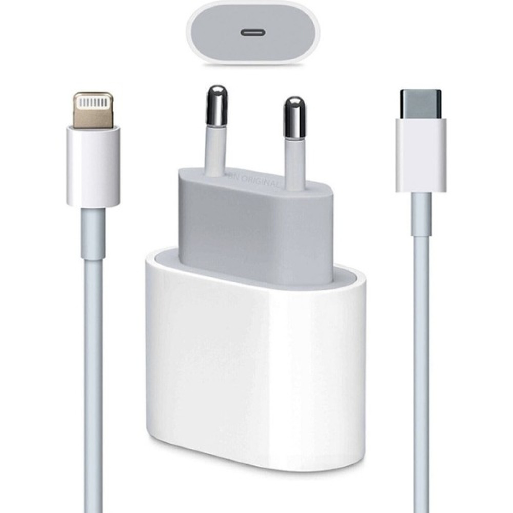Ermer Hızlı Şarj Aleti Iphone Uyumlu 20W Yeni Nesil Pd Data Veri Aktarım Apple Ios 15 14 13 12 11 Pro Max - Beyaz Cep Telefonu Şarj Cihazı Fiyatı