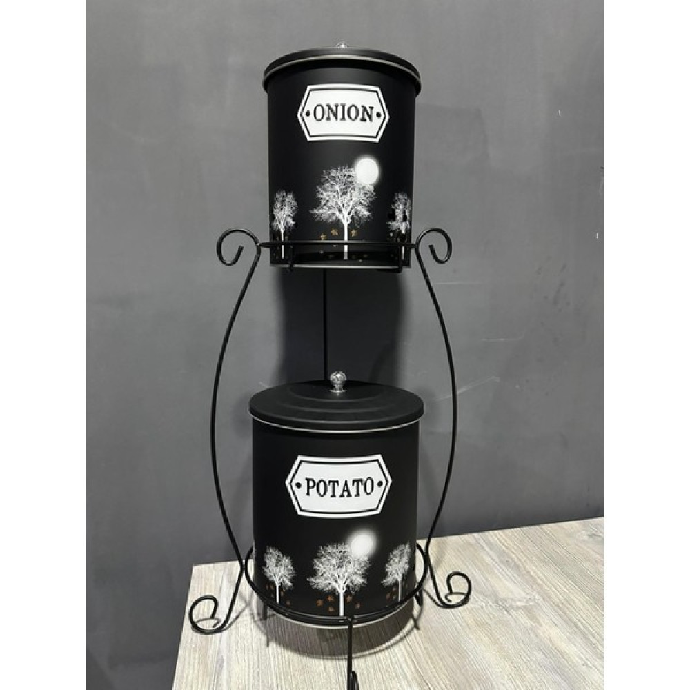 Ermix Patates Soğanlık Standlı - Metal Saklama Kapları Fiyatı