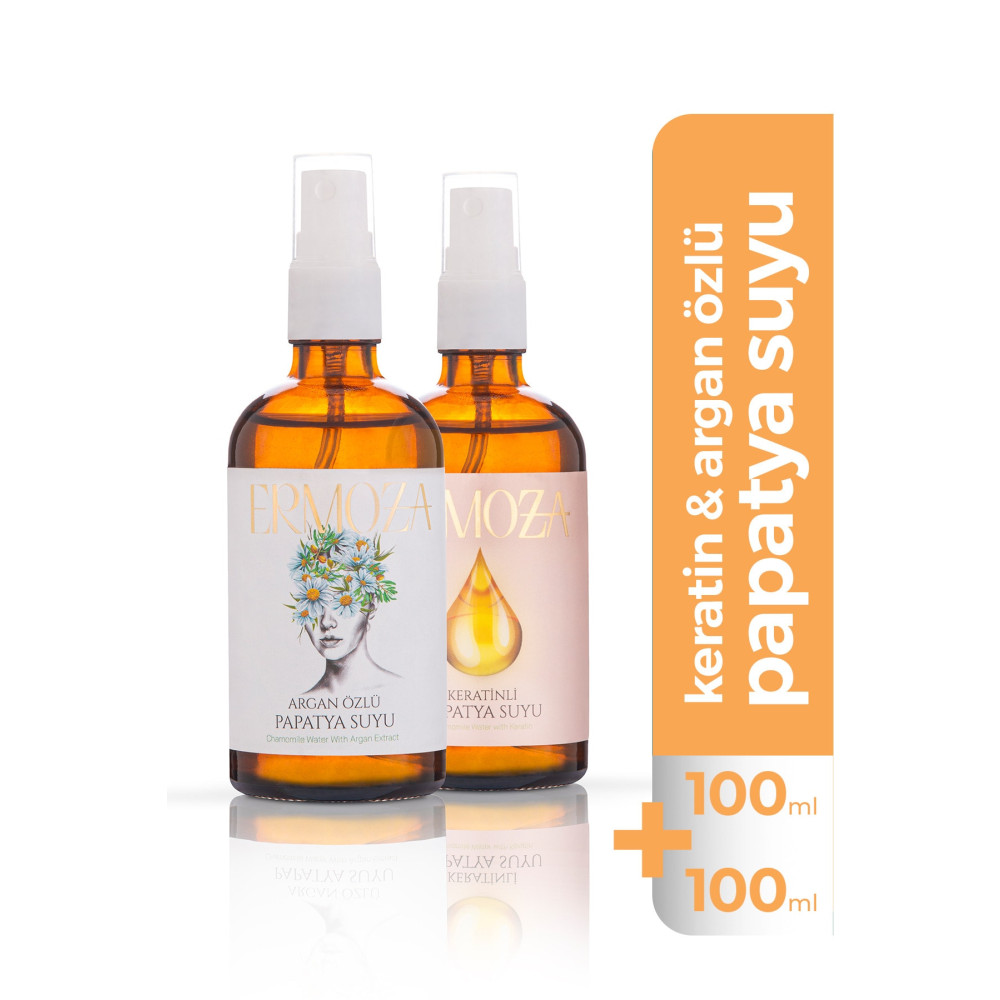 Ermoza Kozmetik Ermoza Saç Bakım Seti Keratin Ve Argan 100 Ml + 100ml Cam Şişe Saç Bakımı Fiyatı