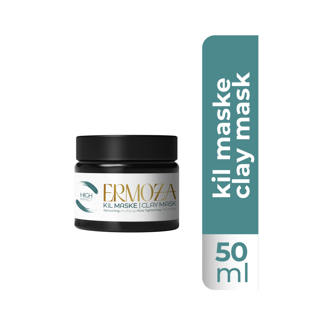 Ermoza Kozmetik High Impact - Siyah Nokta & Akne Karşıtı - Gözenek Sıkılaştırıcı - Arındırıcı Kil Maskesi 50ml Cilt ve Yüz Bakımı Fiyatı