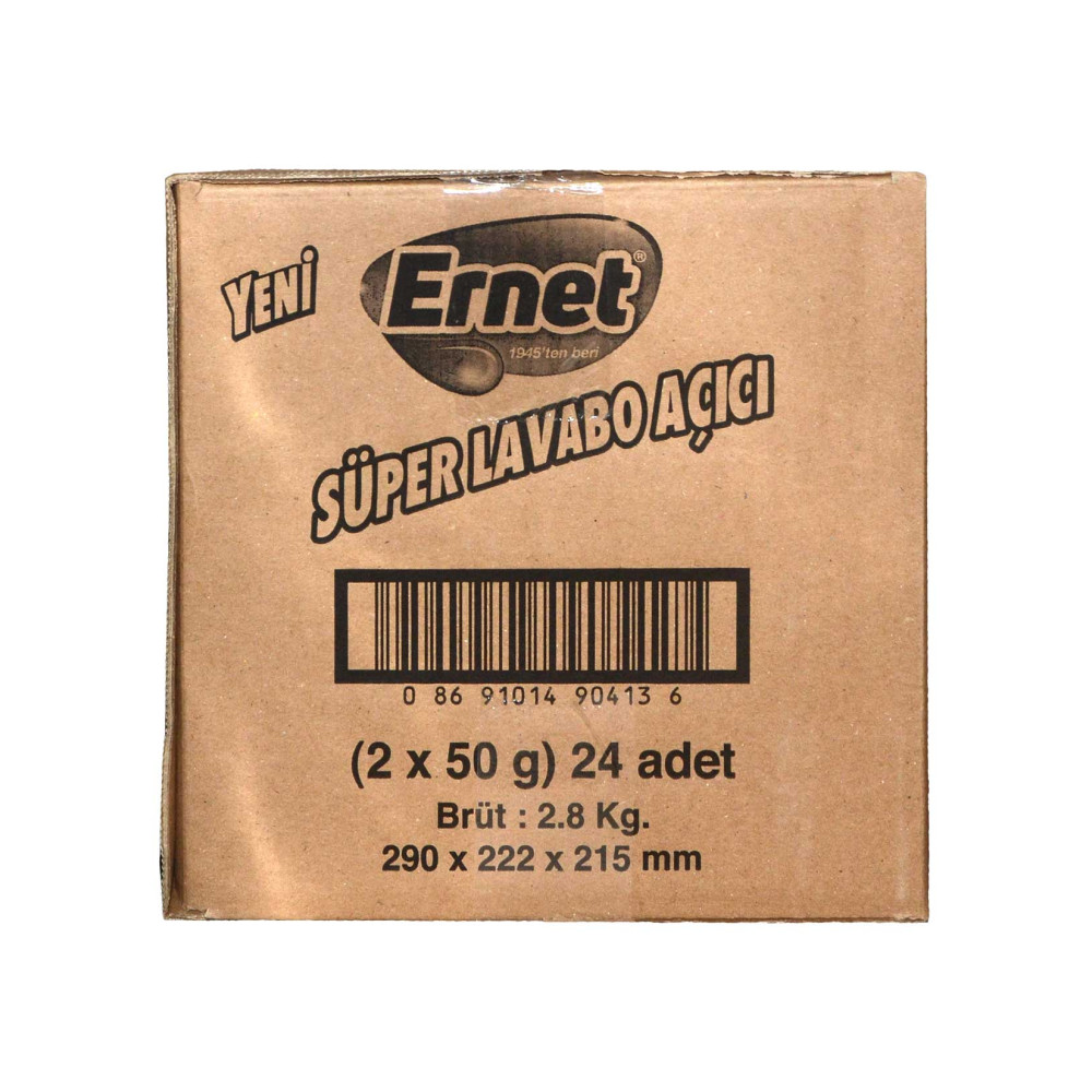 Ernet Lavabo Açıcı Granül 2 x 50 gr