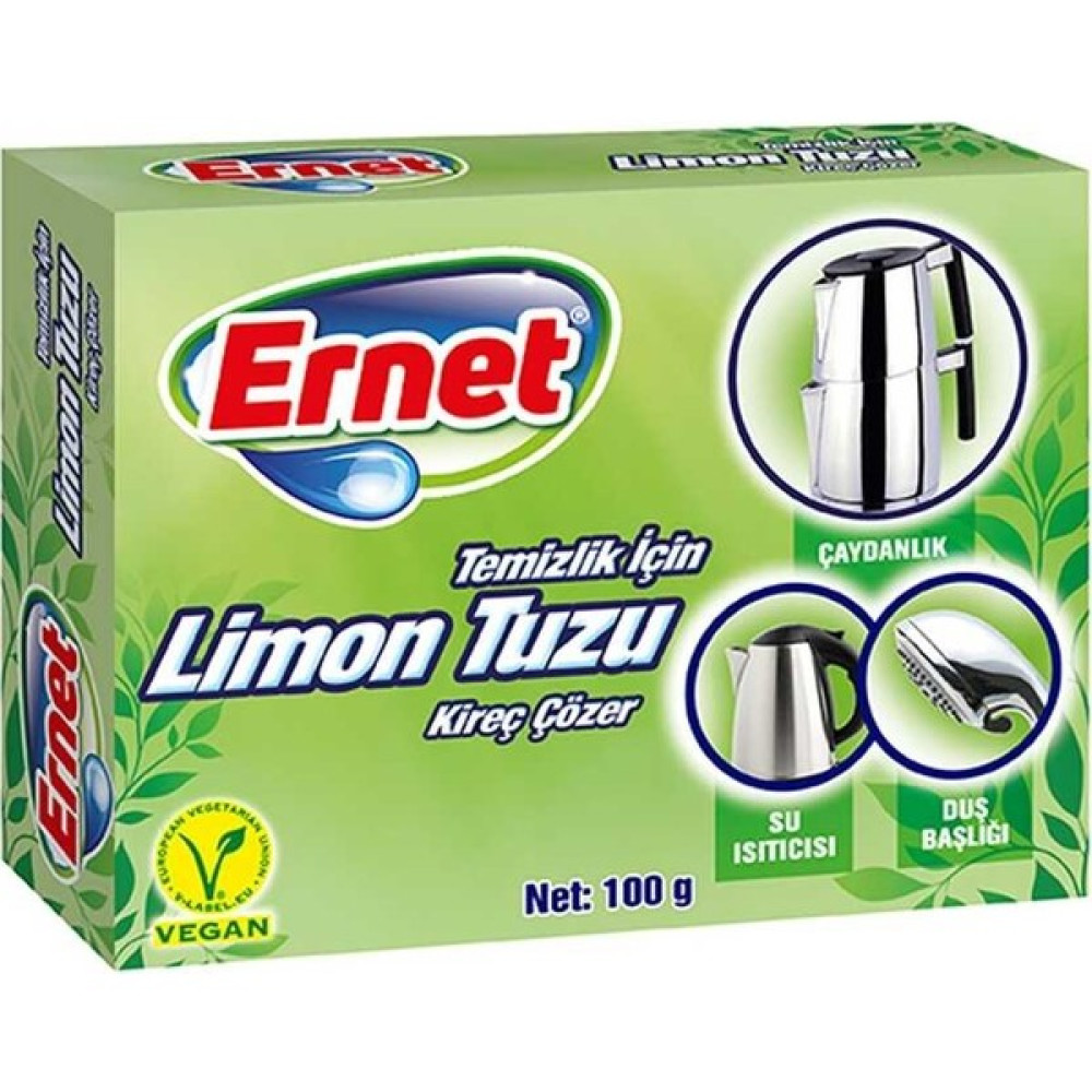 Ernet Temizlik İçin Limon Tuzu 100 grr Temizlik Malzemeleri Fiyatı