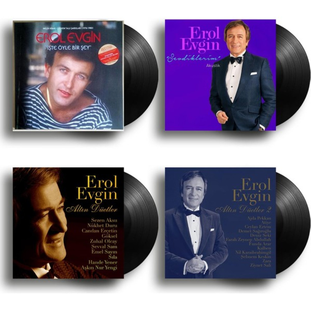 Erol Evgin ( 4 Plak Özel Plak Set ) Pikap & Aksesuarları Fiyatı