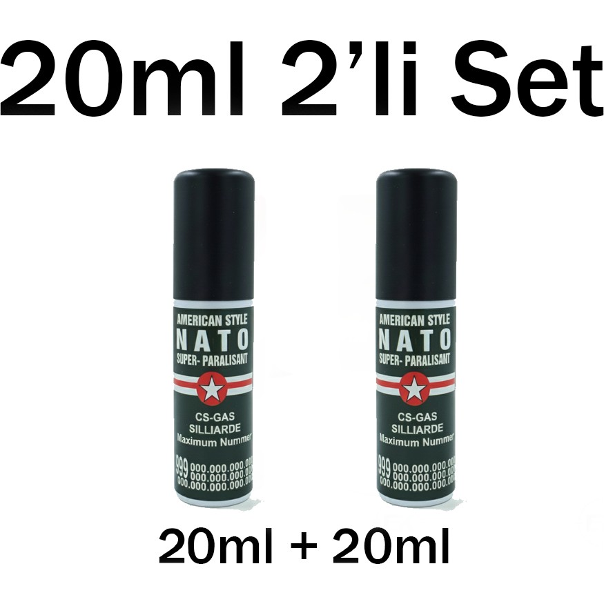 Erolav 2'li Nato Ruj Boy Biber Gazı (Göz Yaşartıcı Sprey) 20 ml Sprey Seti Rujlar & Dudak Parlatıcıları Fiyatı