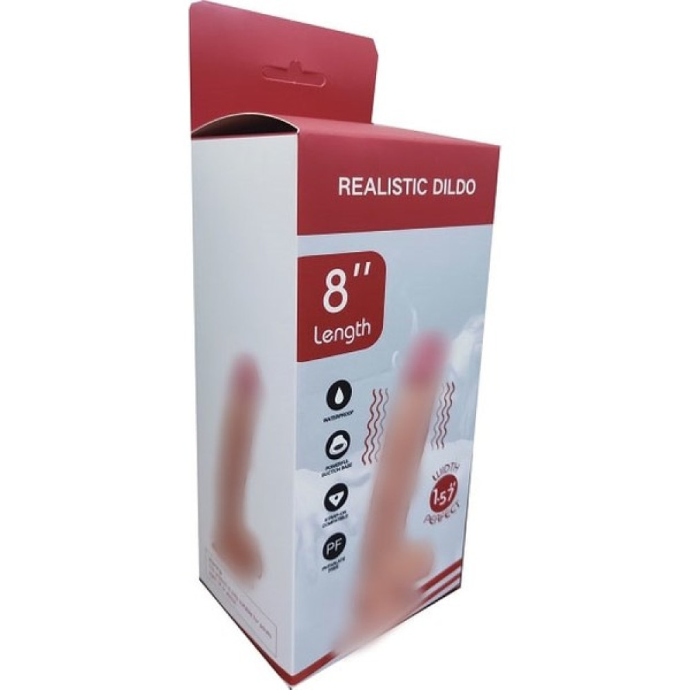 Erolife 20 cm Gerçekçi Vantuzlu Realistik Penis Anal Vajinal Dildo Oto Boyaları Fiyatı