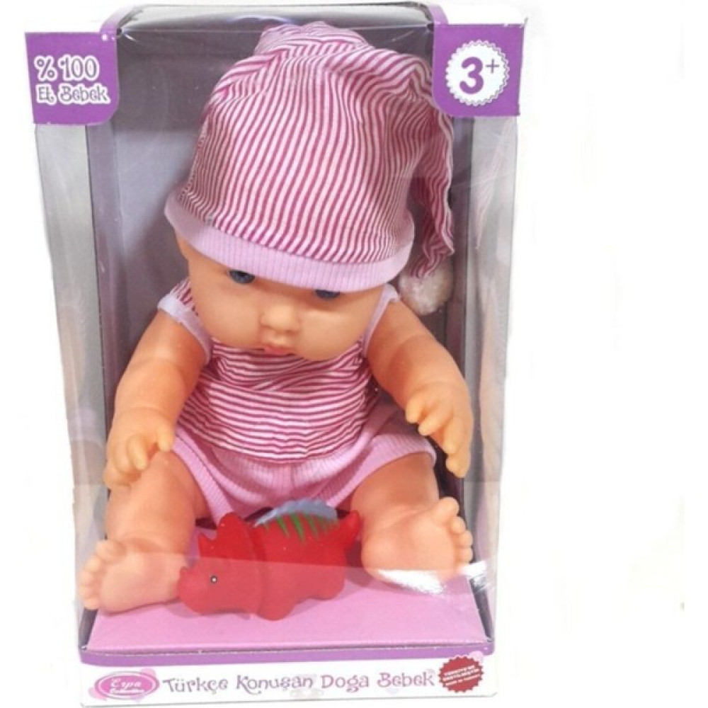 Erpa Oyuncak Pembe Doğa Kel Et Bebek ve Minik Arkadaşı Türkçe Konuşan Bebek 23 cm - Renkli Bebek Oyuncakları Fiyatı
