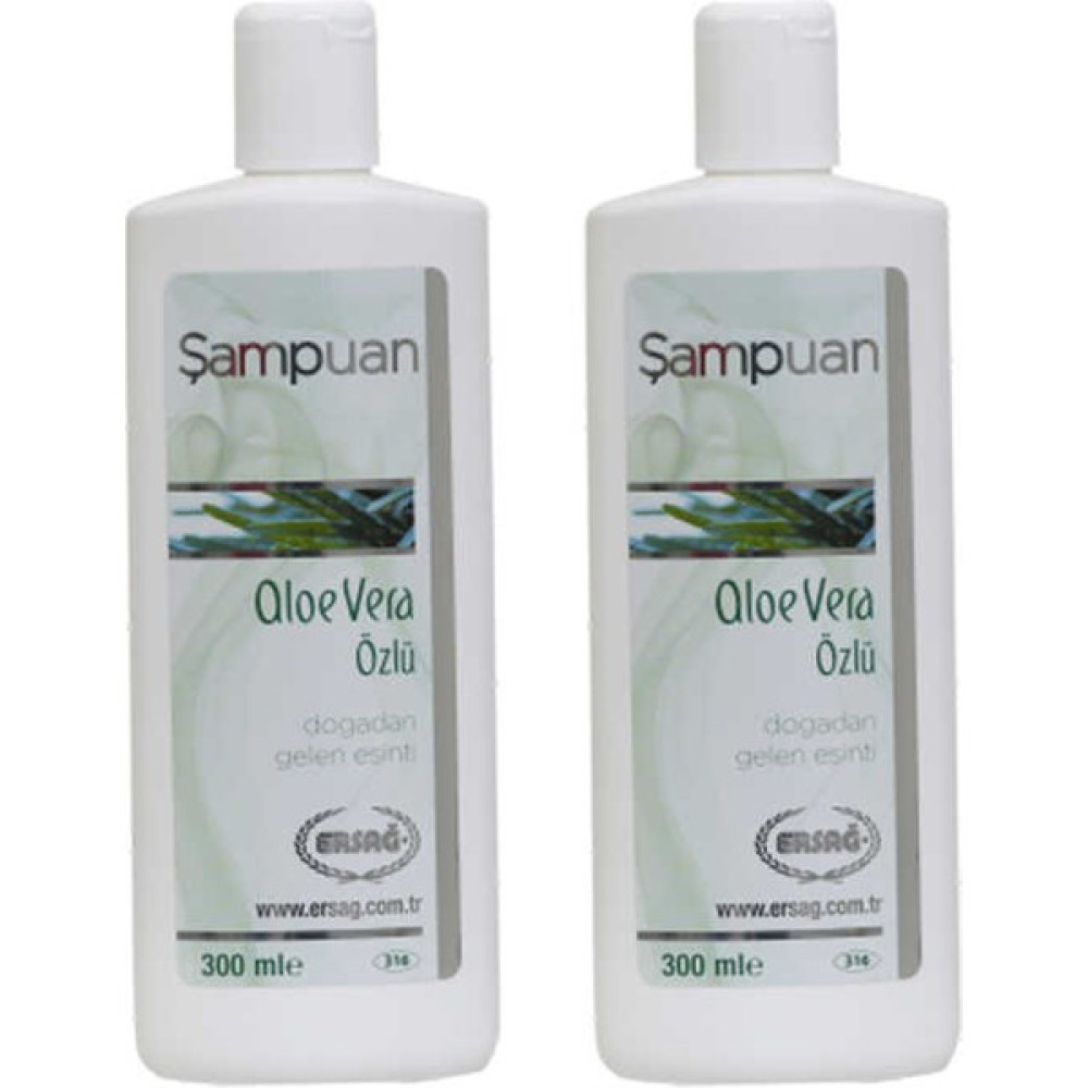 Ersağ Aloe Vera Özlü Şampuan 300 Ml. x 2 Adet Şampuan ve Saç Kremi Fiyatı
