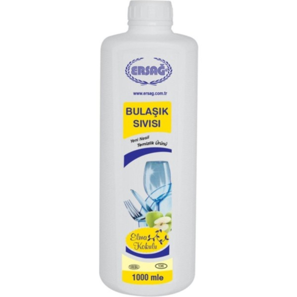 Ersağ Bulaşık Sıvısı (Elma Kokulu) 1000 ml - 236 Oto Boyaları Fiyatı