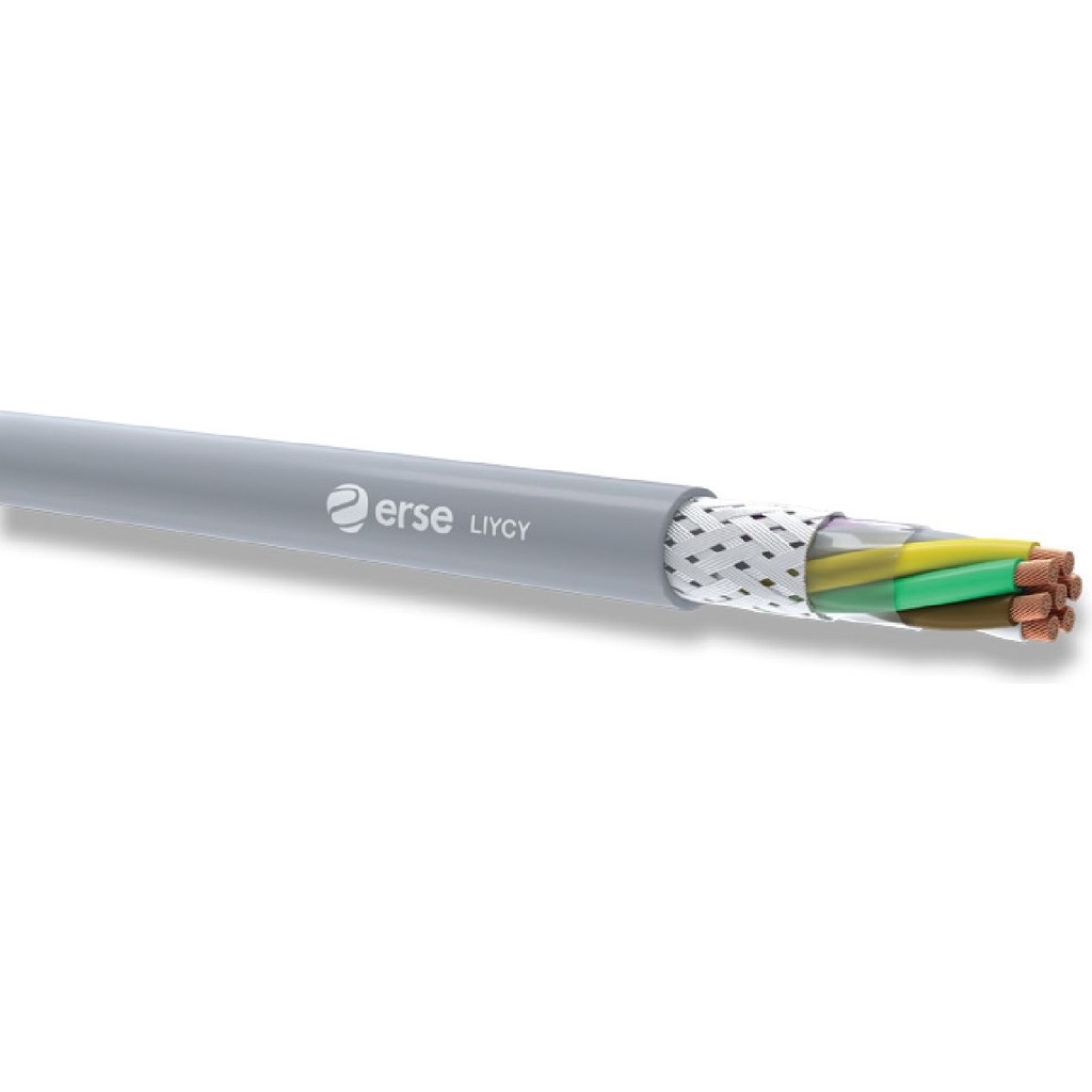 Erse Lıycy-2x0.75 ,kesit 0.75MM 2-Damar/çok Telli Blendajlı Pvc Kumanda Kablo TV Aksesuarları Fiyatı