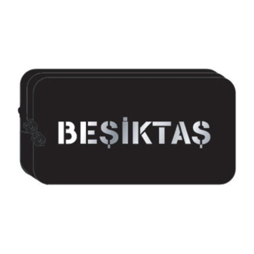 Ersev Beşiktaş Kaligrafik Baskılı Siyah Kalem Çantası Kalemlik (Kalem Kutusu) Fiyatı