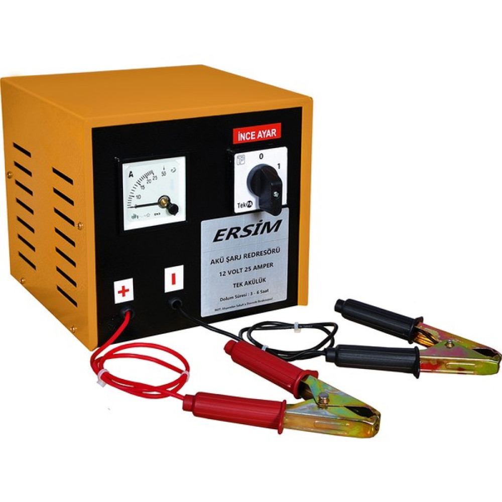 Ersim 12 Volt 25 Amper Akü Şarj Cihazı Akü Şarj Edici Fiyatı
