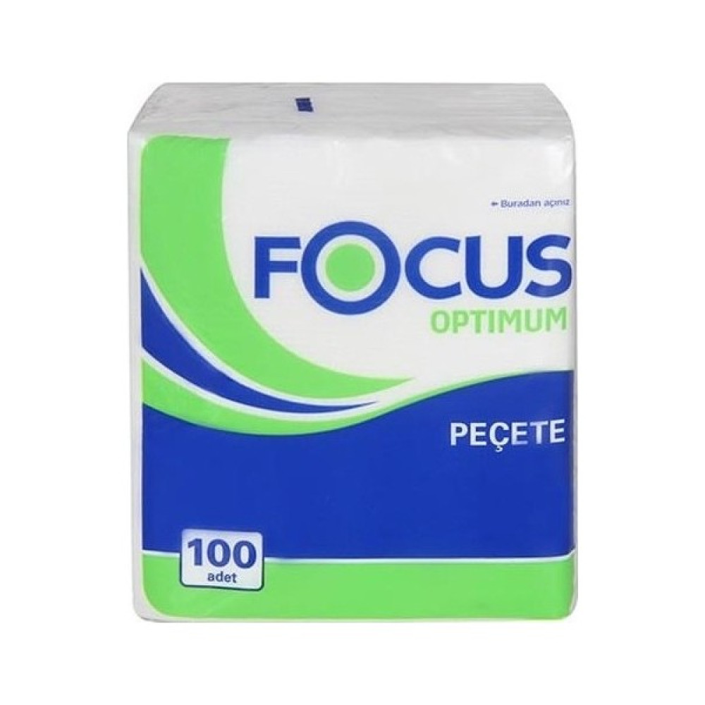 Ersin Ambalaj Focus Servis Peçete Kare Peçete 100 Lü 32 Paket 20X24 cm - Beyaz Peçete Fiyatı