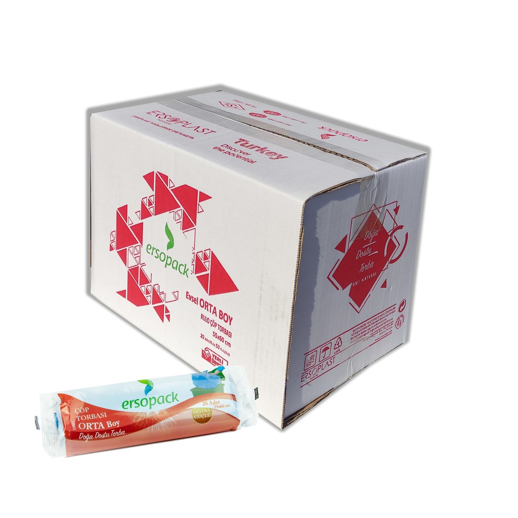 Ersopack Evsel Orta Boy Çöp Torbası 55X60 cm 50 Rulo 1000'li Çöp Poşeti - 55 x 60 cm SSD / Solid State Drive Fiyatı