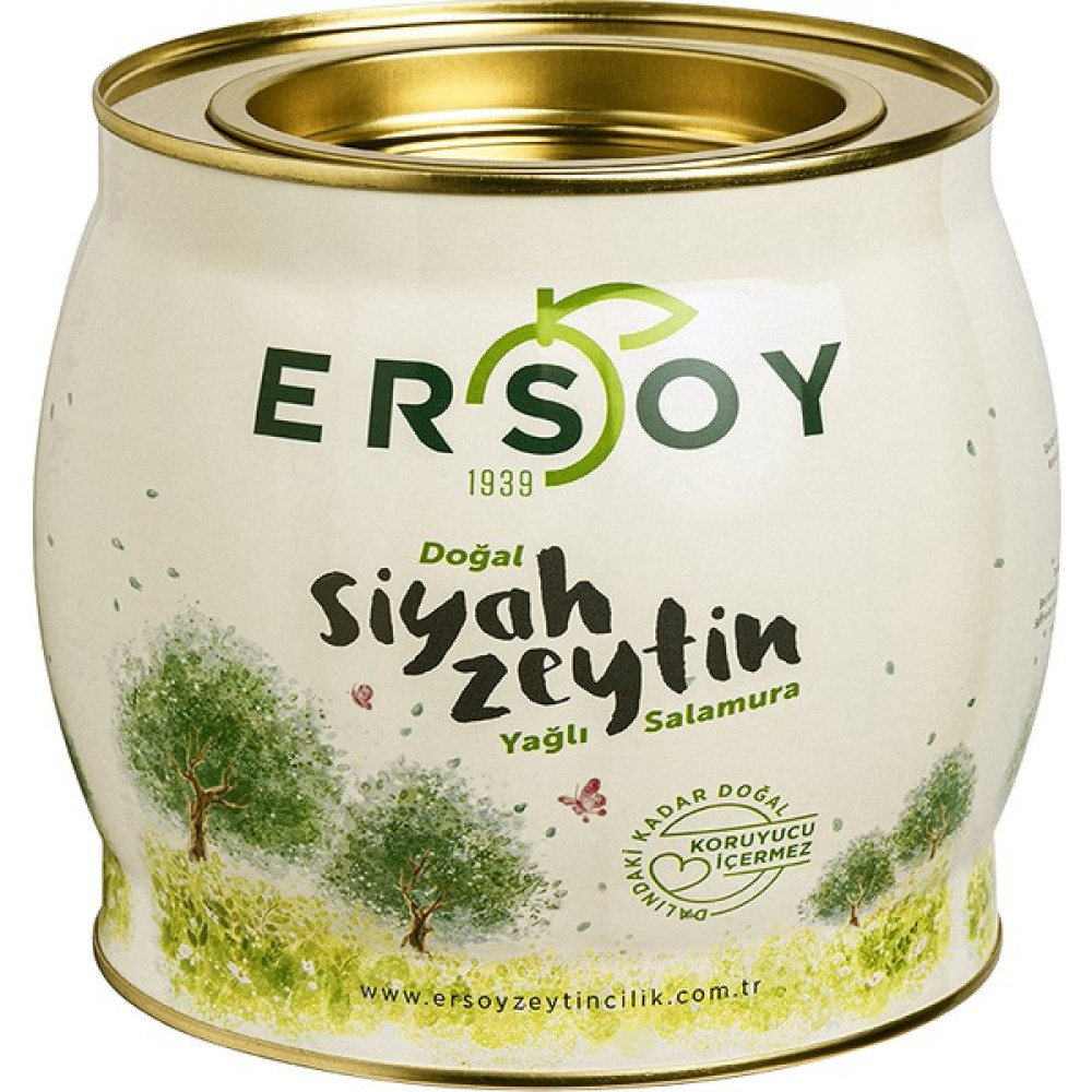 Ersoy Doğal Siyah Zeytin Gemlik, 231-260 (L) Kalibre, 2 kg Diğer Fiyatı