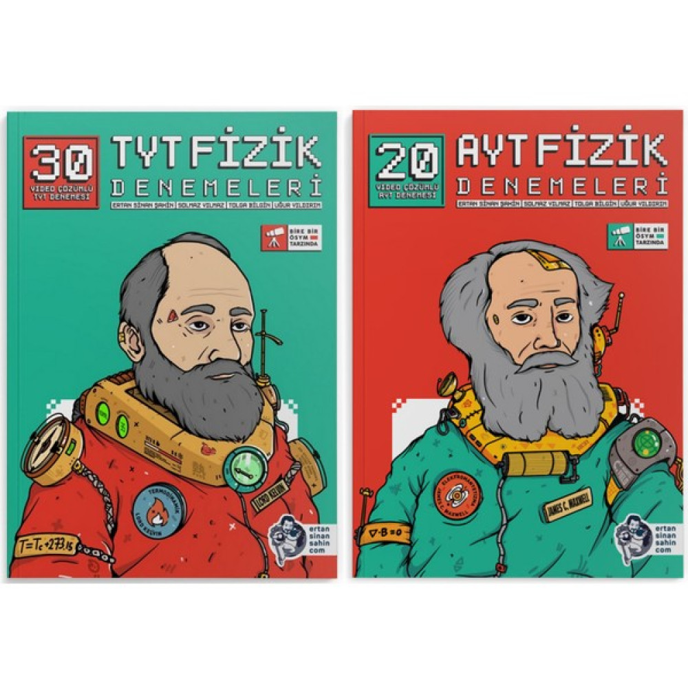 Ertan Sinan Şahin 2024 TYT AYT Fizik Denemeleri Video Çözümlü 50 Deneme Seti Fizik Fiyatı