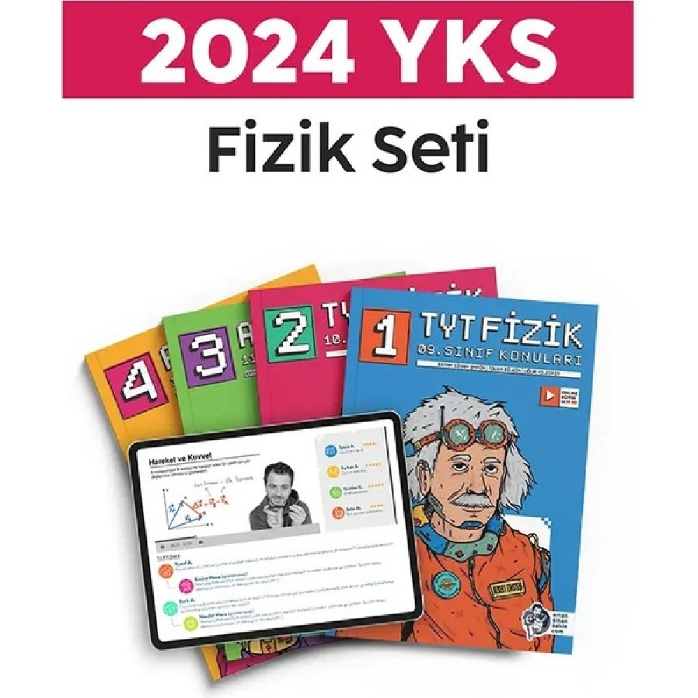 Ertan Sinan Şahin 2024 YKS Fizik Tüm Dersler Seti Temel Yeterlilik Testi (TYT) Fiyatı