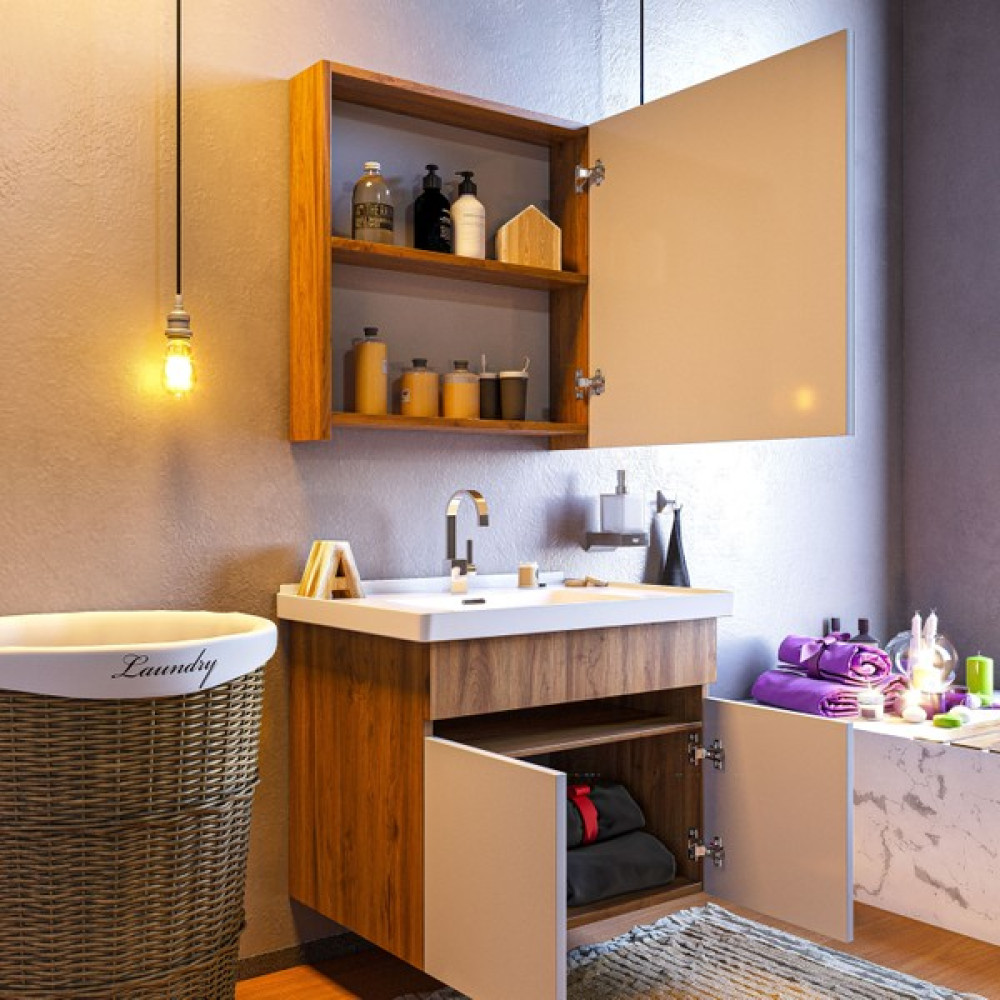 Ertekpa Nova Banyo Dolabı Takımı 65 cm Banyo Dolabı / Mobilyası Fiyatı