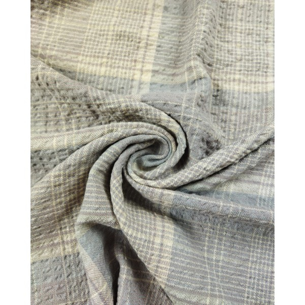 Ertuğlar Tekstil Kumaş Parça Dokuma Müslin Benzeri Yumuşacık Gri Küllü Lila Tonlarda En : 130 cm - 1 m Kumaşlar Fiyatı