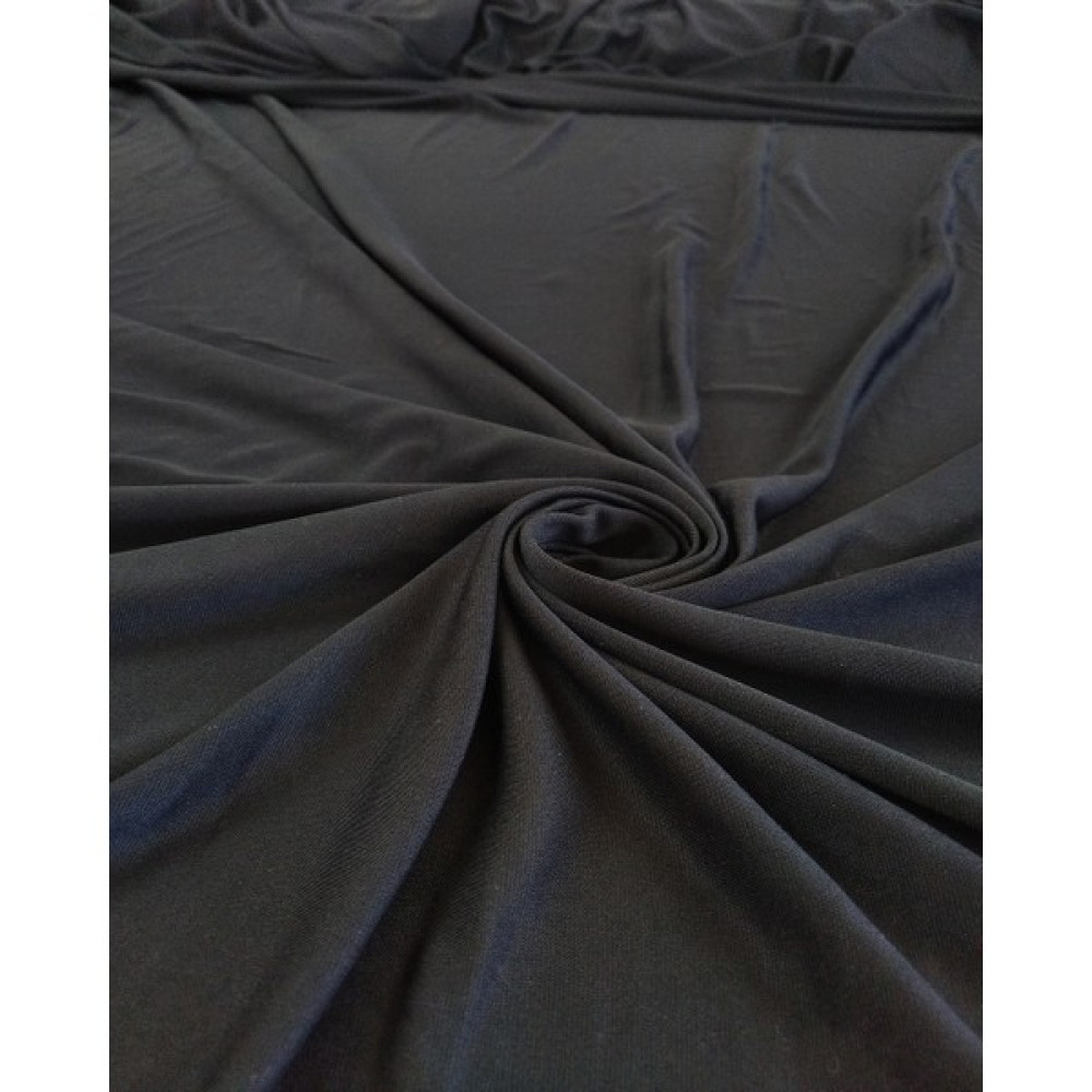 Ertuğlar Tekstil Kumaş Parça Jarse Astarlık Ince Dökümlü Yumuşak Siyah Renk En : 160 cm - 160 cm - 1 m - Renkli Kumaşlar Fiyatı