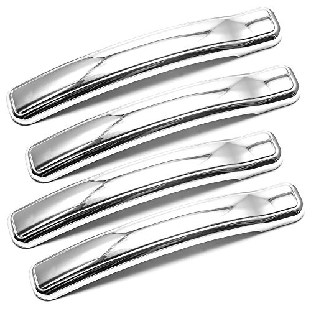 erushautoparts Ultra Chrome Door Handle Covers Compatible with Classic 1999-2007 Chevrolet Silverado 1500 2500 3500 / Sierra 1500 2500 3500 / Tahoe/Suburban/Yukon/Yukon XL/Escalade