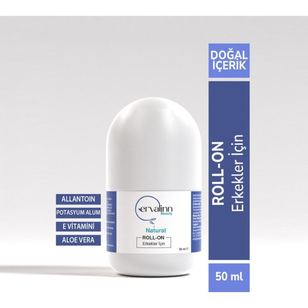 Ervalinn Doğal Roll-On Erkekler İçin 50 ml Deodorantlar Fiyatı