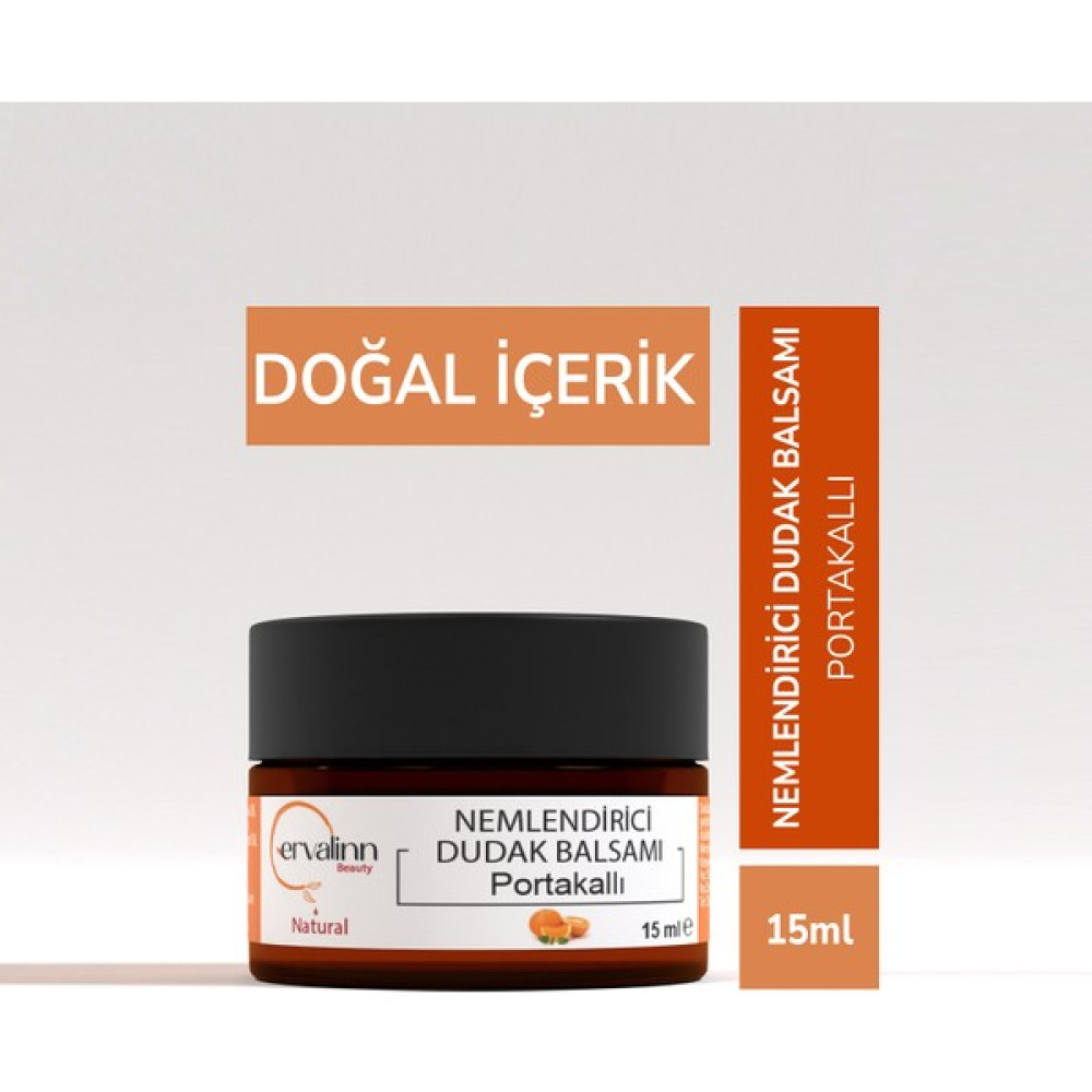 Ervalinn Dudak Balsamı (Lip Balm) Nemlendirici Besleyici Onarıcı 15 ml ( Portakallı ) Dudak Bakımı / Koruyucu Fiyatı