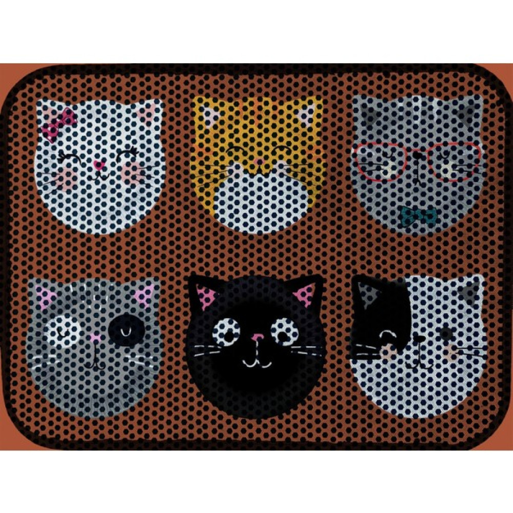 Eryatex Elekli Tuvalet Önü Kedi Kumu Paspası - Sarı - Beyaz - 60 x 90 cm Evcil Hayvan Ürünleri Fiyatı