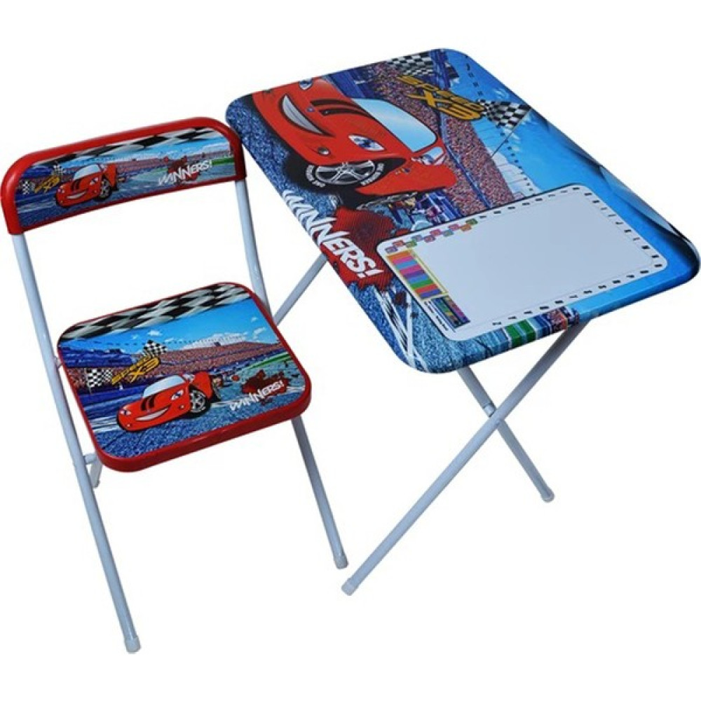 Erzi Ders Çalışma Masası Masa Sandalye Cars Arabalar Çalışma Masası - 59 x 39 x 54 cm - Kırmızı Çalışma Masası Fiyatı