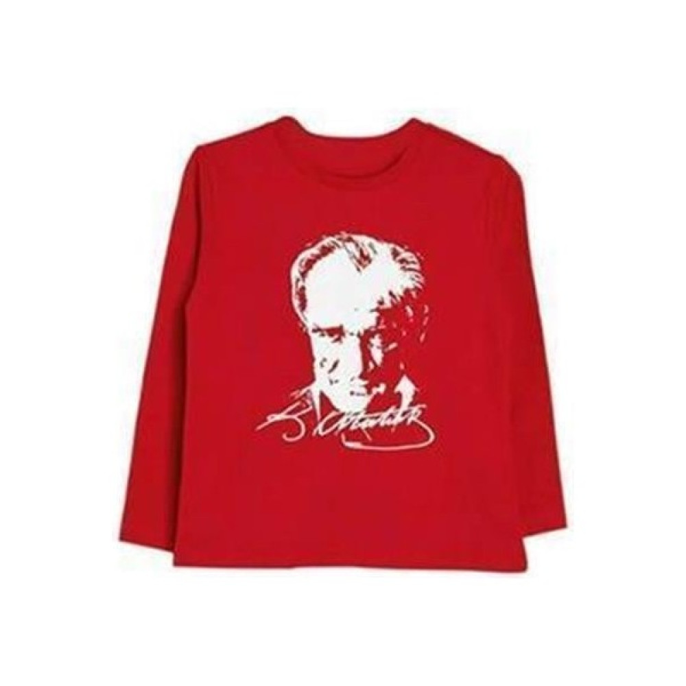 Es Atatürk Baskılı Uzun Kol T-Shirt Erkek Ceket Fiyatı